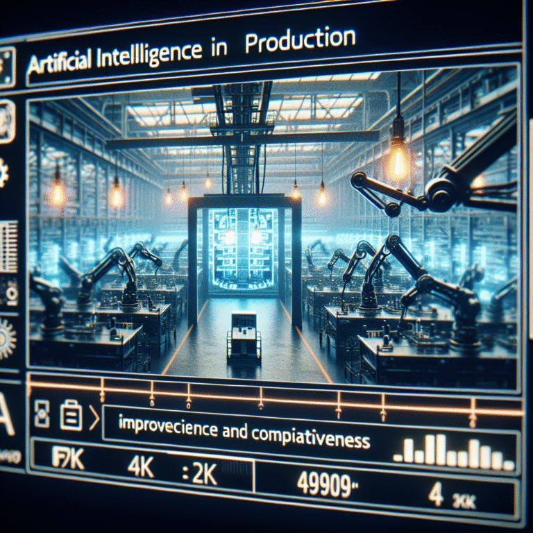 KI in der Produktion: So steigert intelligente Technologie Effizienz und Wettbewerbsfähigkeit nachhaltig