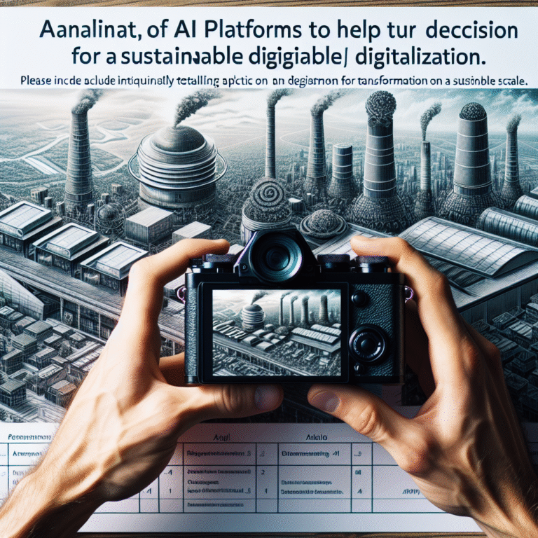 Vergleich KI-Plattformen: So treffen Sie die beste Entscheidung für nachhaltige Digitalisierung