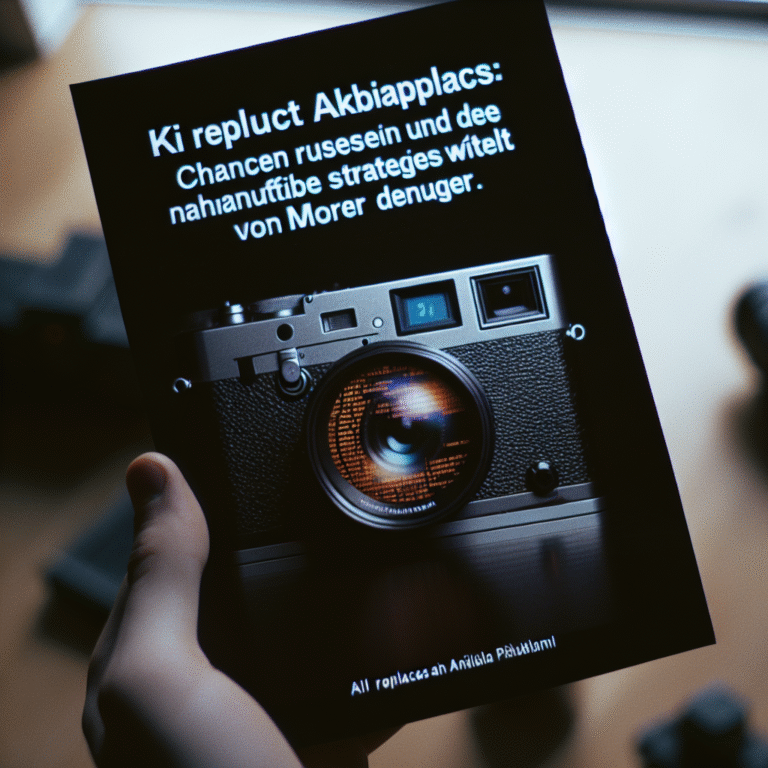 KI ersetzt Arbeitsplätze: Chancen nutzen und nachhaltige Strategien für die Arbeitswelt von morgen entwickeln