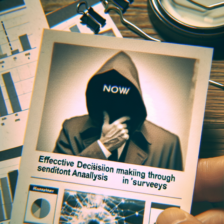 Effektive Entscheidungsfindung durch Sentimentanalyse in Befragungen: So erkennen Sie versteckte Meinungen und Trends
